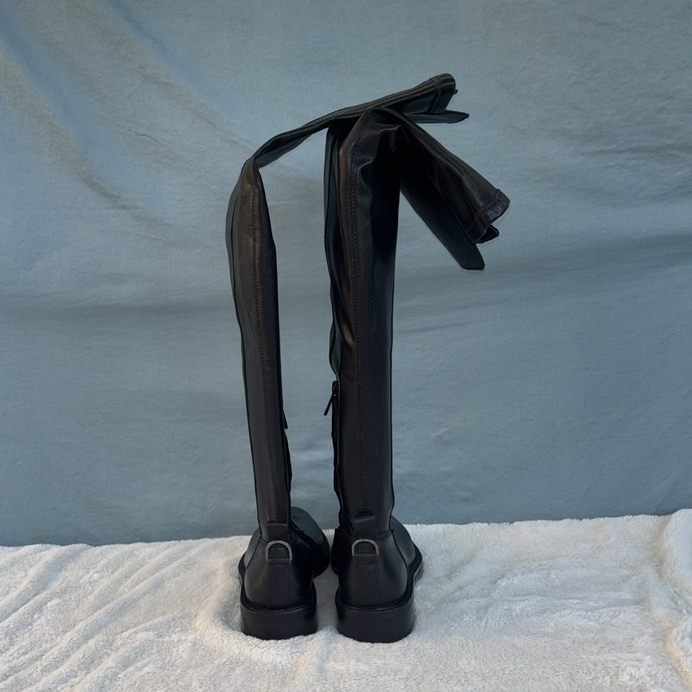 NWOT Sam Edelman Narisa Black Over the Knee Boots Size 5.5 - Picture 4 of 7